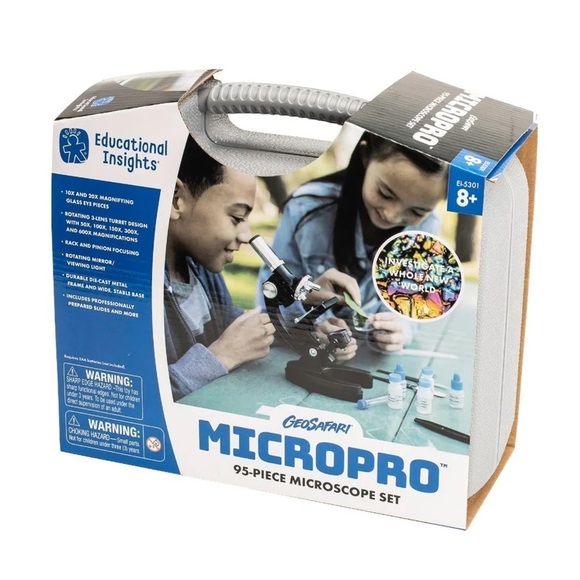Brand new with tags! Kids microscope set STEM science educational learning - Picture 7 of 8